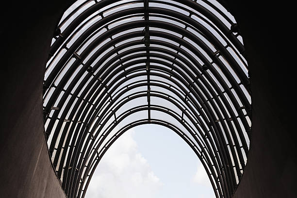 Abstract symmetry and sky background.