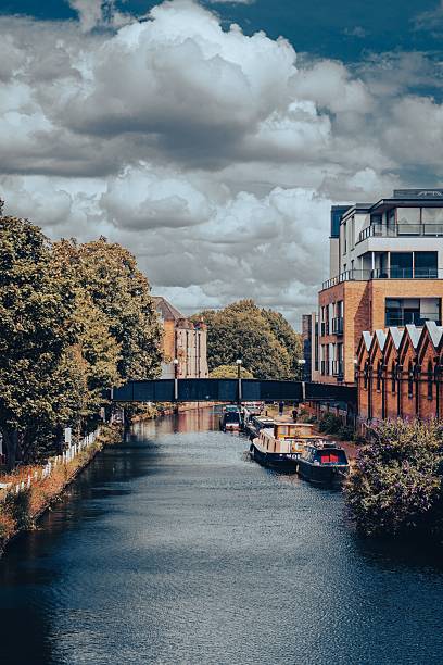 London, United Kingdom – June 25, 2022: Ladbroke Grove Bridge early summer