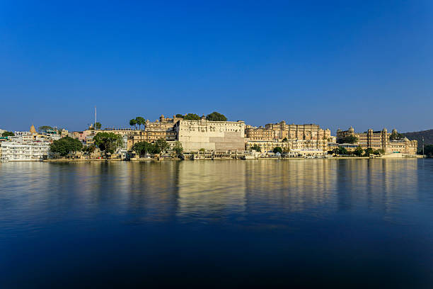 Taj Lake Palace seen from Ambrai Ghat