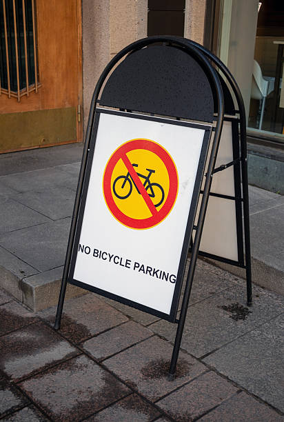 istock No bicycle parking sign outdoors 2218212035