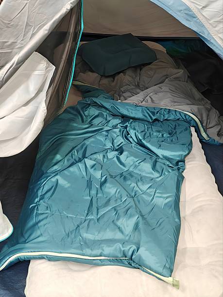 istock Interior of a tent, camping, tourism. 2218212795