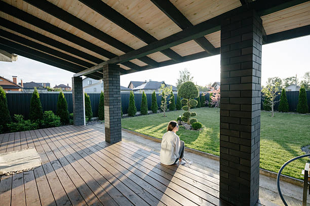 istock Woman in a modern house interior 2218216158