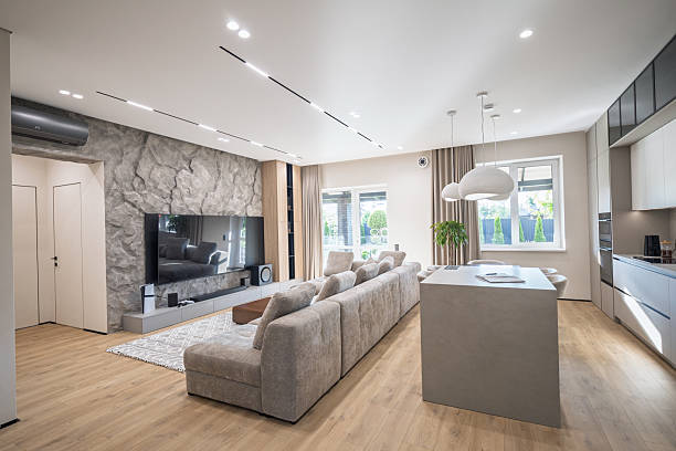 istock Woman in a modern house interior 2218217160