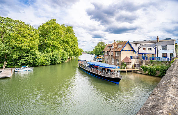 istock Boat on River Thames through Oxford 2218218342