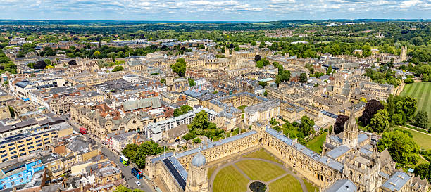istock Oxford skyline with Christ Church Cathedral 2218218394