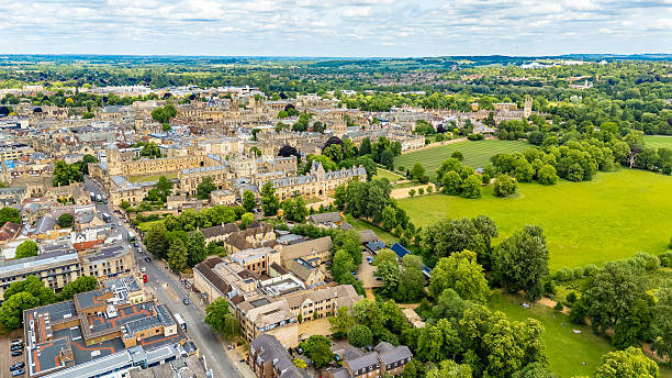 istock Oxford skyline with Christ Church Cathedral 2218218414