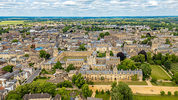 istock Oxford skyline with Christ Church Cathedral 2218218433