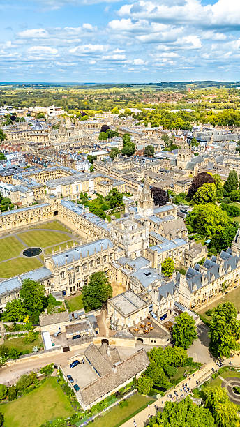 istock Oxford skyline with Christ Church Cathedral 2218218489