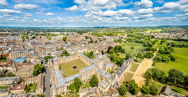 istock Oxford skyline with Christ Church Cathedral 2218218490