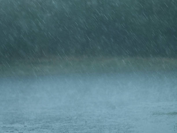 istock Deflected horizontal photo of rain. 2218219740