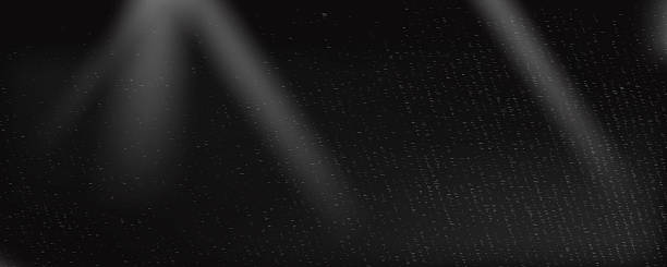 istock Film black and white light leaks spotlight texture. Distressed retro photo burn effect. Old movie filter overlay. Blurry gradient with dust, scratches and faded stripes. Vector decoration 2218222609
