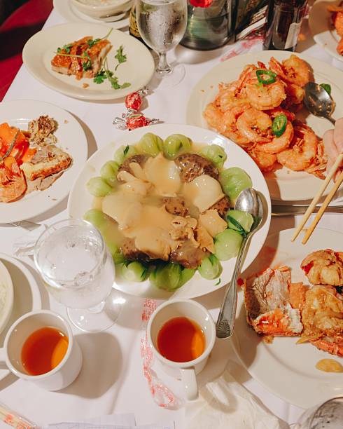Vibrant Asian Cuisine Spread