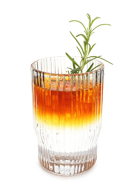 istock Refreshing espresso tonic drink with rosemary isolated on white 2218225636