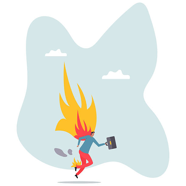 istock Business deadline, rush hour situation or in hurry to complete work.character for design. 2218237475