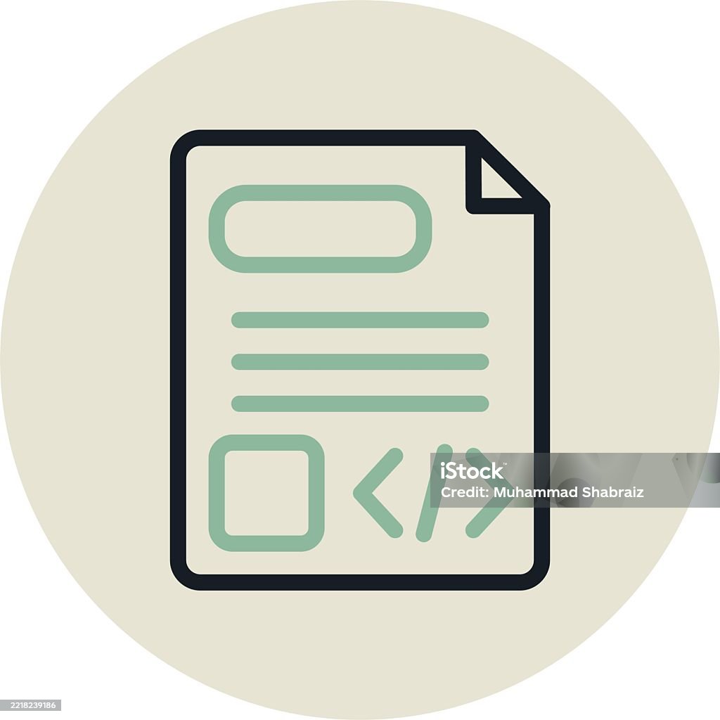 Code Documentation Circle Due Design Stock Illustration - Download ...