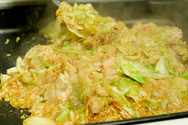 Monjayaki, Tokyo's famous teppan-yaki dish