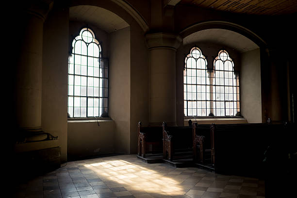 istock Light Through The Church Windows 2218247327