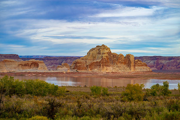 istock Lone Rock Reflected in Lake Powell, Arizona 2218250946