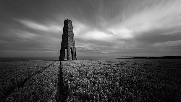 istock The Daymark and a cropped field 2218261500