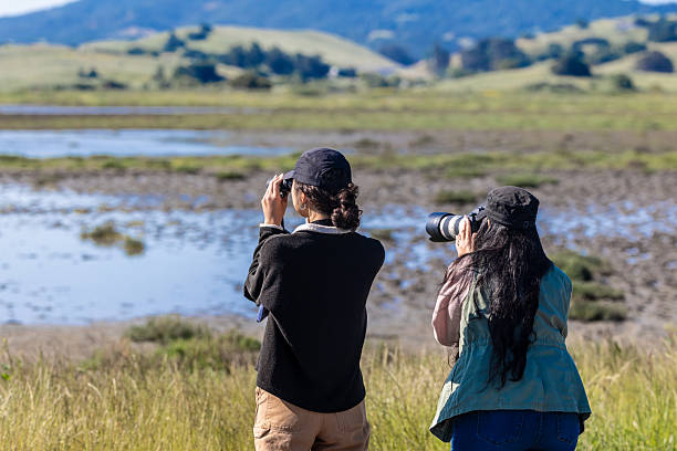 istock Mother and Daughter Birding Together 2218263578