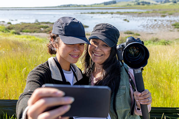 istock Mother and Daughter Birding Together 2218263599