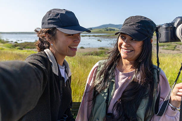 istock Mother and Daughter Birding Together 2218263602