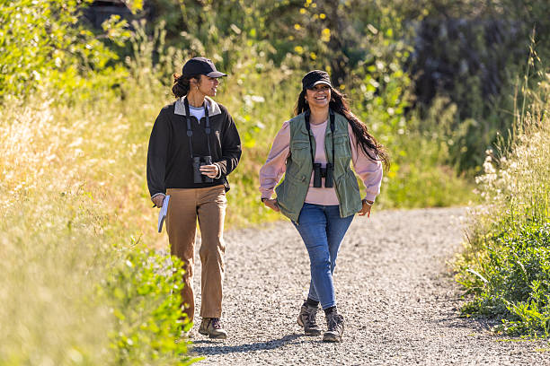 istock Mother and Daughter Birding Together 2218263640