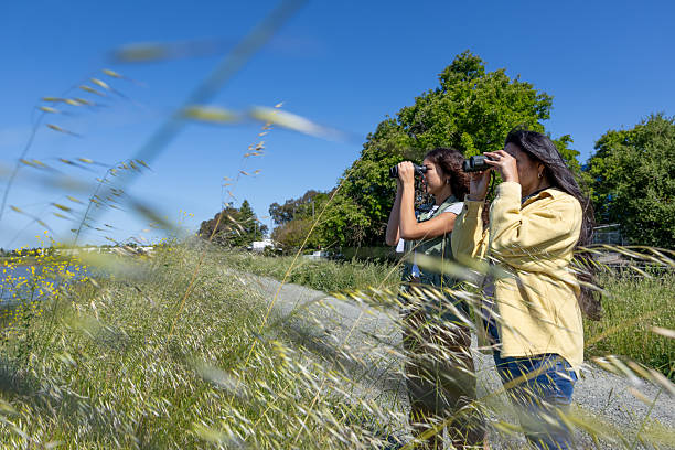 istock Mother and Daughter Birding Together 2218263675