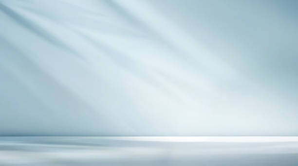 istock Soft blue blurred background for product display 2218267999