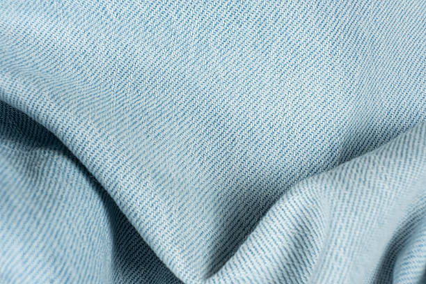 istock Wavy Pattern of Blue Jean Fabric. Close-Up Textured 2218270867