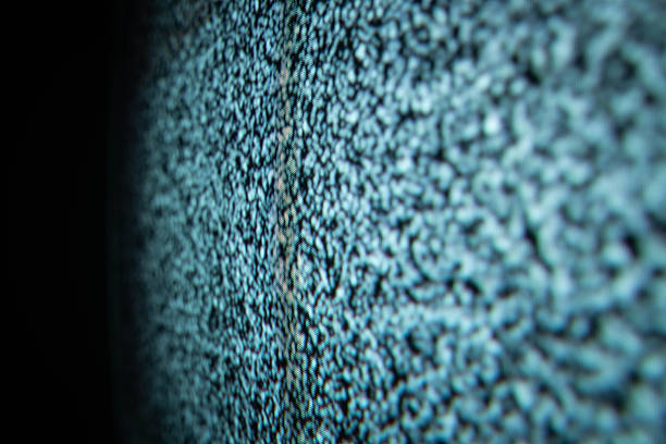 istock Close-Up View of Television Static Noise Pattern 2218273014