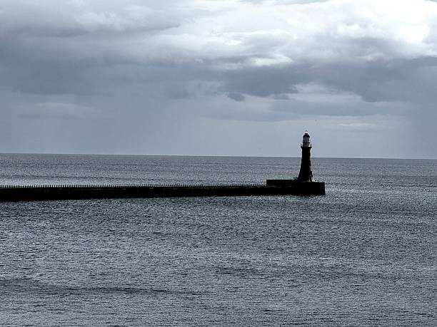 Sandy beaches at north sea of aberdeen scotland england UK