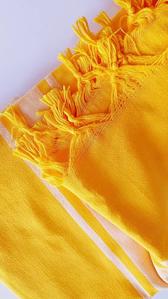 istock Yellow bath towel. Peshtemal. 2218286354