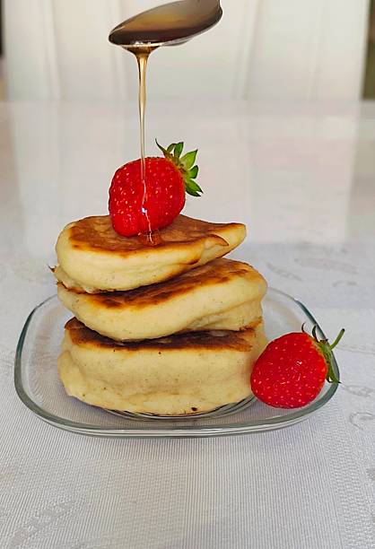 istock Pancakes with strawberry 2218307339