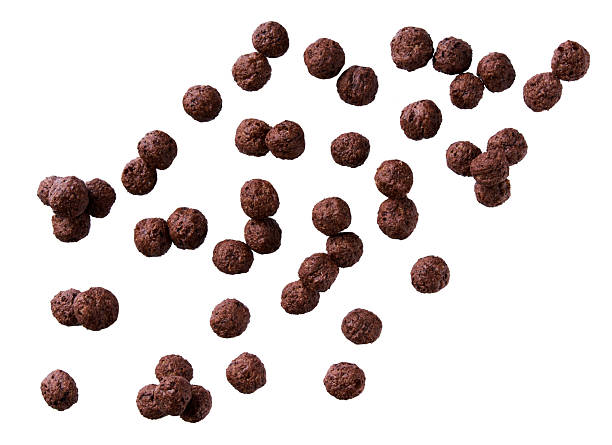 istock chocolate corn balls isolated on white background, clipping path, top view. 2218315688