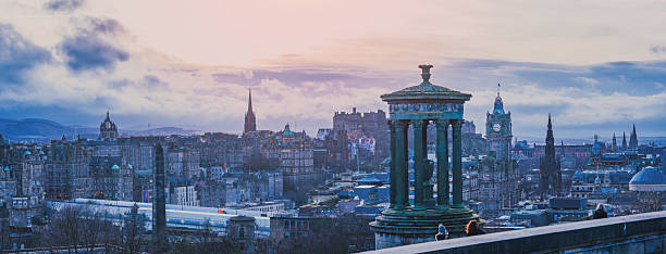 Panorama of the Edinburgh from Calton Hill