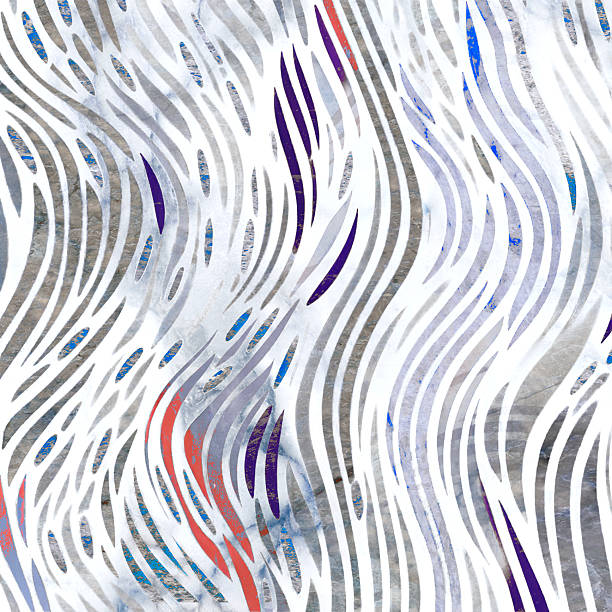 istock Simple minimalist small waves pattern, picturesque, vivid and bright. 2218336842