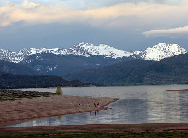 istock A lake in front of mountains. 2218336880