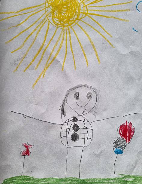 istock Drawing of a child 2218338237
