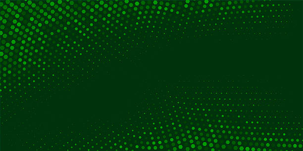 istock Abstract dark green background. Hexagonal grid with glowing dots and fading effect. Futuristic design for technology, digital themes, or modern presentations. Vector illustration 2218339619