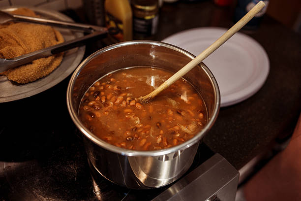 istock Pot of homemade beans 2218340988