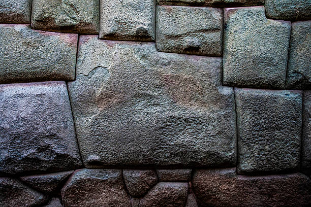 Detail of an Inca wall in Cusco, Peru.