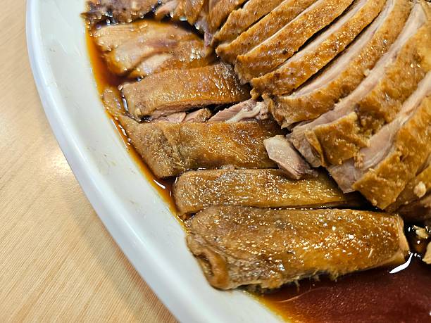 Stewed Duck Neck Braised duck necks, Chinese cuisine,Roasted Braised Duck