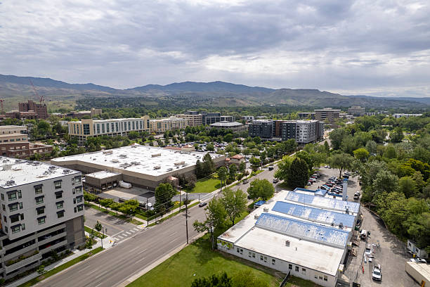 istock Drone of downtown Boise 2218345830