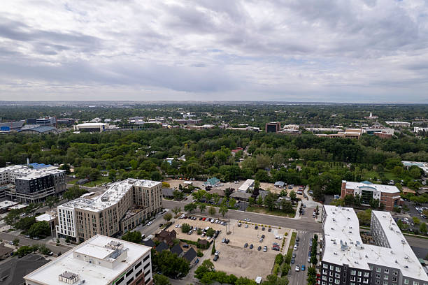 istock Drone of downtown Boise 2218345910