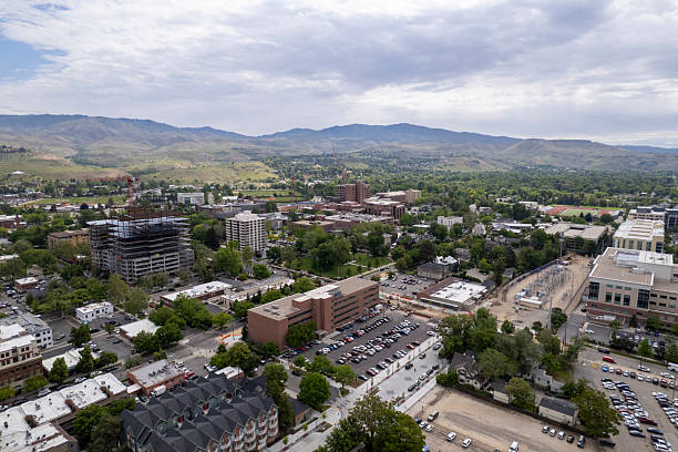 istock Drone of Downton Boise 2218345932