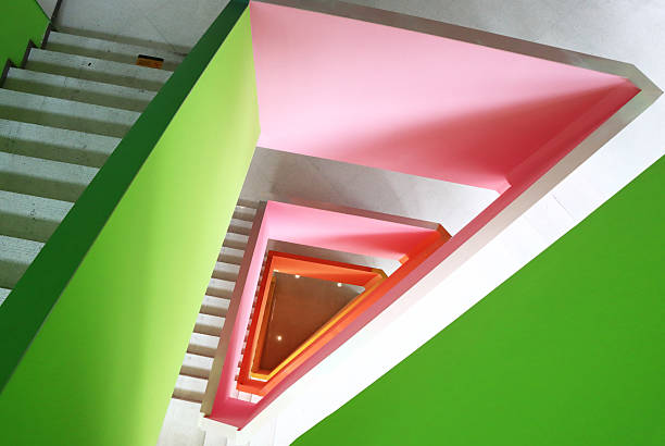 istock Colourfull stair of building 2218349975