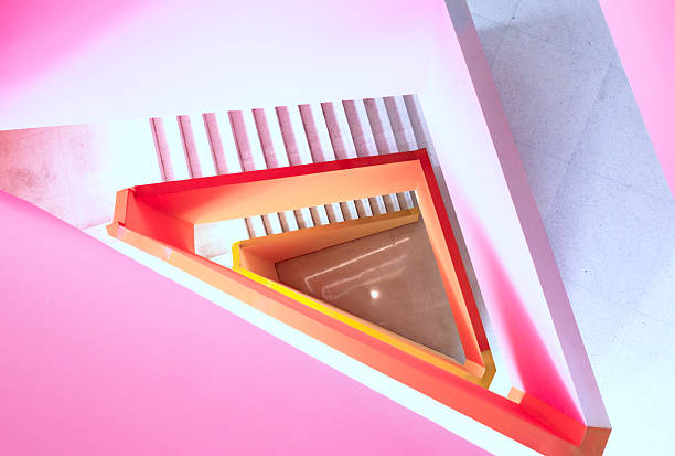 istock Colourfull stair of building 2218349978