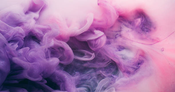 istock Smoke blend haze flow swirl color stream paint 2218353223