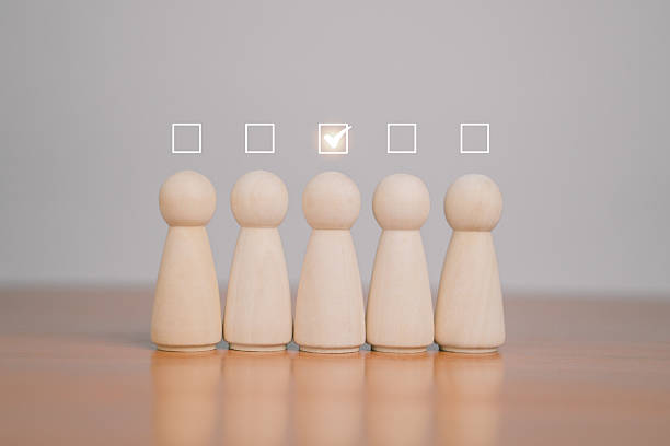 istock Wooden cube checklist represents success, strategy and effective task management. When any box is checked and checked, satisfaction, review and success follow. Ideal for business workflow, planning 2218363192